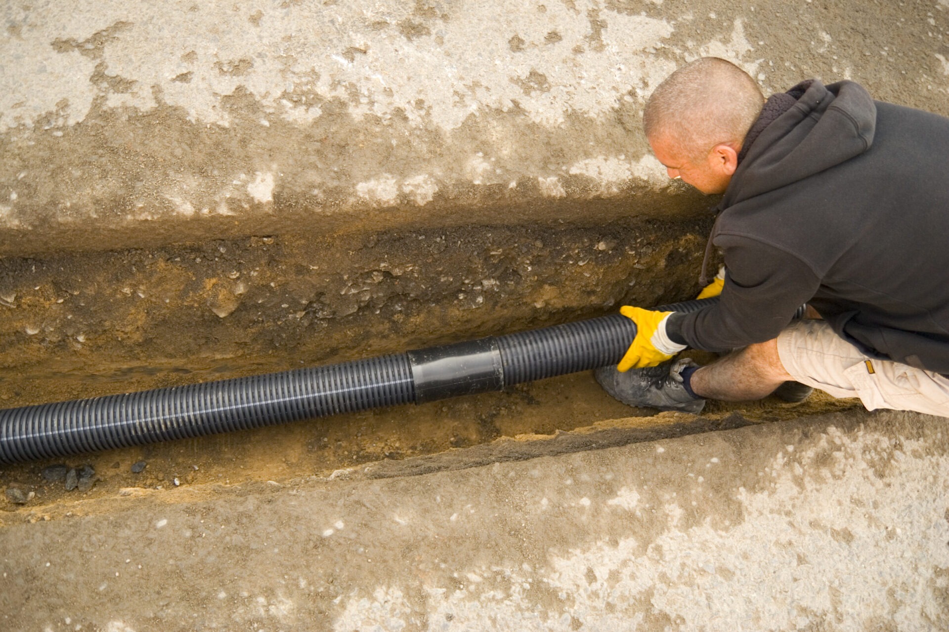 Fitting the Drain Pipes